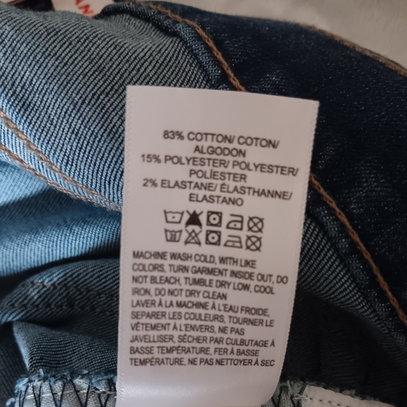 Lucky Brand Mid Rise Straight Jeans, Size 10/30R, Medium Blue - Picture 8 of 10
